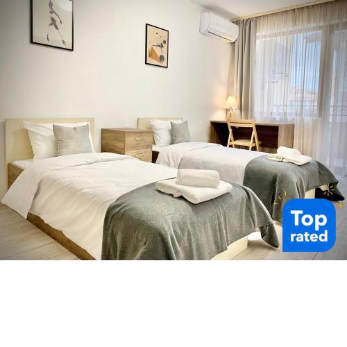Top Location Apartment with 2Bath for 6 Guests
