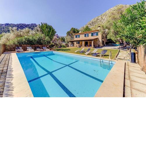 Tranquil Pollensa Villa Finca Plana Den Rull Set in the Beautiful Ternelles Valley Private Pool