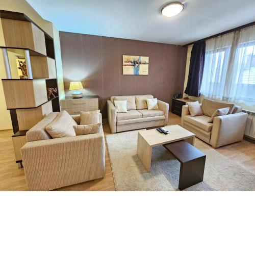 Two charming Studios in Trinity Bansko with balcony and free parking