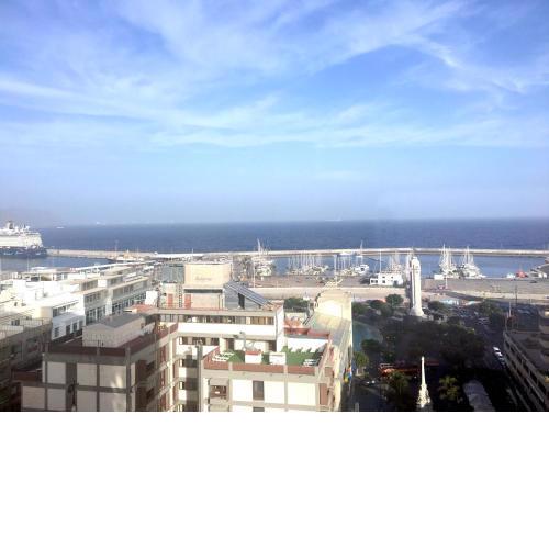 Vacacional panorámica al mar centro Santa Cruz