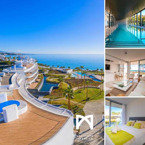 VACATION MARBELLA I Live on the Edge of the Sea, New Beachfront Condo, Padel Courts, Gym, Sauna, Luxury Spa and 24-7 security