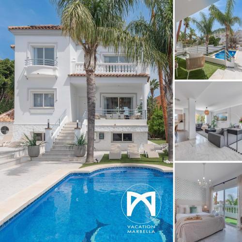 VACATION MARBELLA I Sunny Camelia Villa Heated pool, Best Residential Neighborhood in Benalmadena, Short walk to the beach, Cinema Room