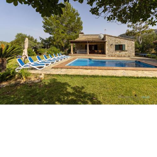 Villa Can Na Caragola para 8 personas con piscina y barbacoa