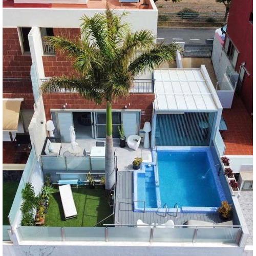 Villa con piscina privada Palmeras Home