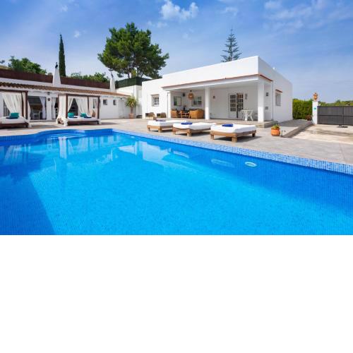 Villa in Ibiza Town with private pool, sleeps 10