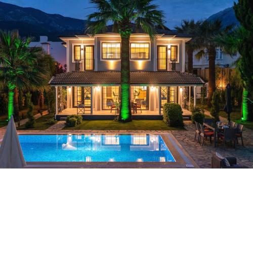 Villa Palmiye Fethiye Jakuzili Bahçeli Havuzlu - OcekHomes