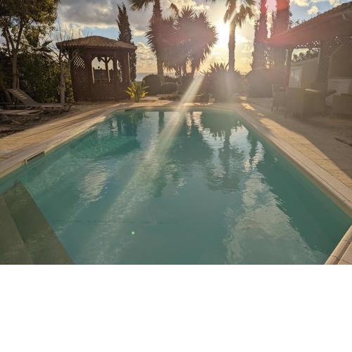 Villa Pontus - stunning views & privacy in beautiful garden with pool & hot tub
