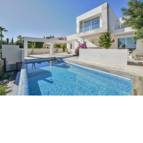 Villa Royale private pool top of the hill superb views