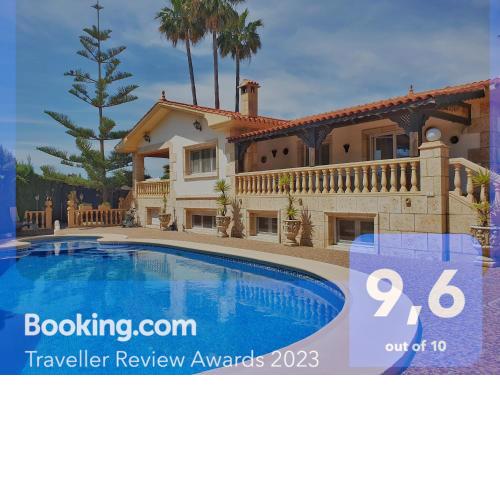 Villa Tres Palmeras en Alfaz del Pi , Albir, Benidorm