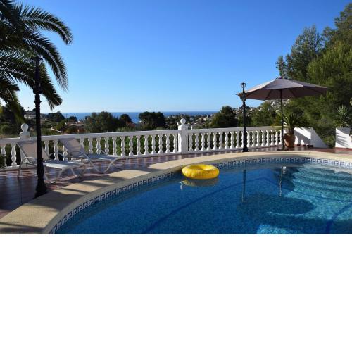 Villa Vista met zeezicht en privacy