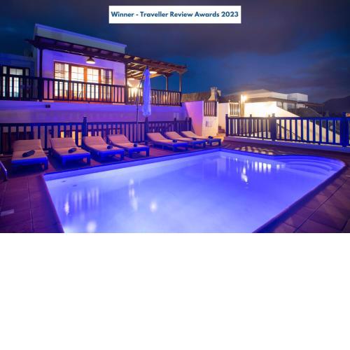 Villa Vista Rey - 6 Bedroom - Heated Pool - Amazing Views - Pool Table - Vista Lobos - Playa Blanca