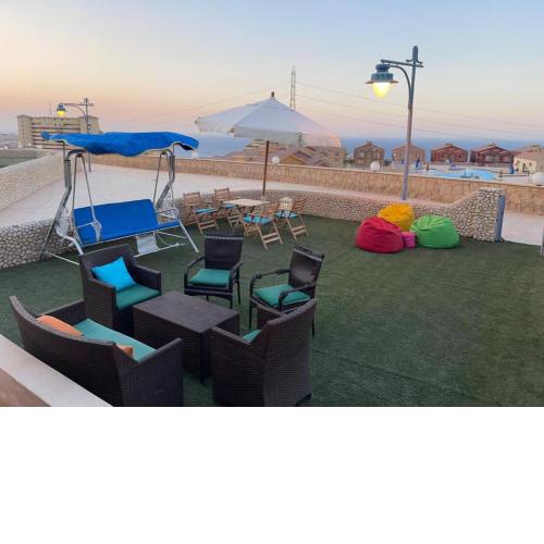 Villa with sea and pool view at porto sokhna family only
