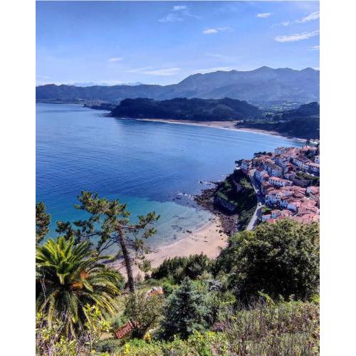 VIVIENDA VACACIONAL "EL CANXILÓN" Situada en Lastres - Zona Oriente de ASTURIAS - Casa independiente - Terraza con vistas al mar a 800 m de la playa