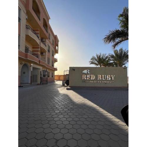 Wohnung Hurghada-Al Ahyaa, Red Ruby compound, 2 Schlafzimmer und Ausziehbare Couch