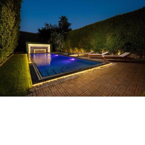 Zyra villa with pool and waterfall in New Cairo
